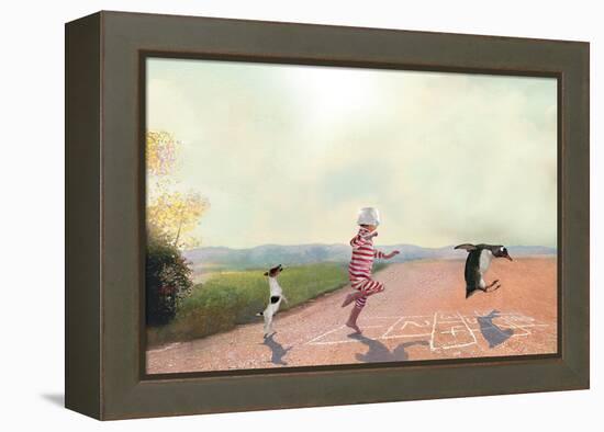 Hopscotch-Nancy Tillman-Framed Stretched Canvas