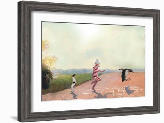 Hopscotch-Nancy Tillman-Framed Art Print