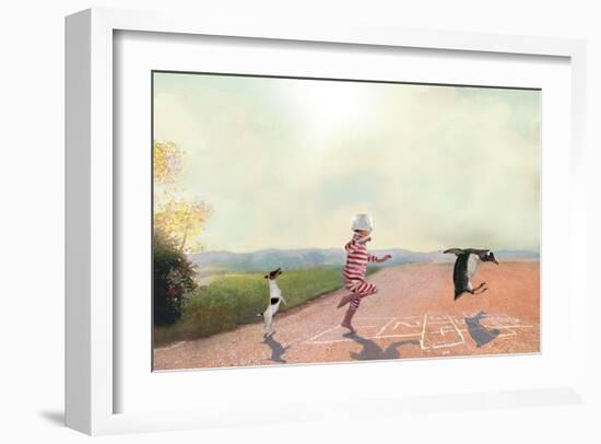 Hopscotch-Nancy Tillman-Framed Art Print