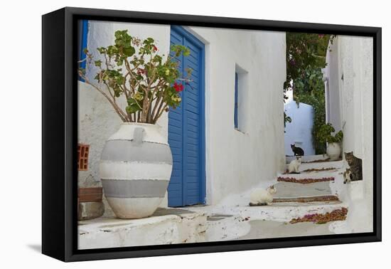 Hora, Serifos Island, Cyclades, Greek Islands, Greece, Europe-Tuul-Framed Premier Image Canvas