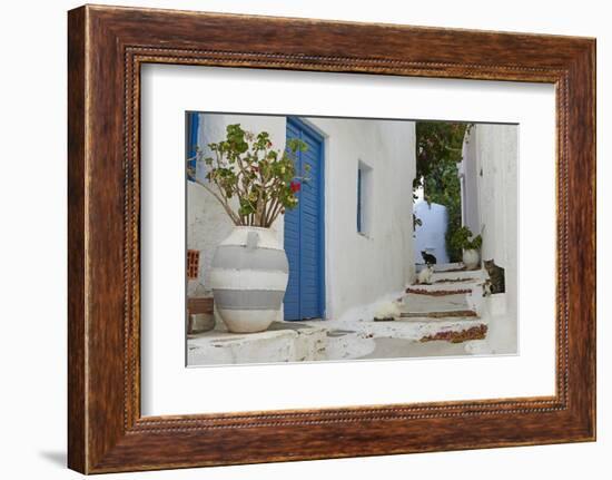 Hora, Serifos Island, Cyclades, Greek Islands, Greece, Europe-Tuul-Framed Photographic Print