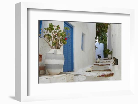 Hora, Serifos Island, Cyclades, Greek Islands, Greece, Europe-Tuul-Framed Photographic Print