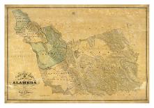 The County of Alameda California, c.1857-Horace A^ Higley-Stretched Canvas