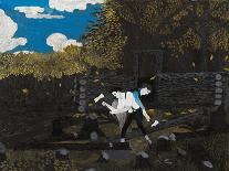Giving Thanks, C.1942 (Oil on Panel)-Horace Pippin-Framed Premier Image Canvas