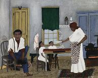 Giving Thanks, C.1942 (Oil on Panel)-Horace Pippin-Giclee Print