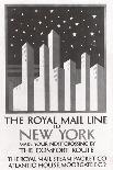 The Royal Mail Line to New York, c.1925-Horace Taylor-Framed Giclee Print