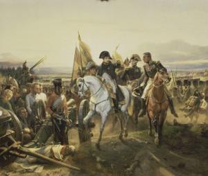 Napoleon on the Battlefield Friedland, June 14, 1807 by Horace Vernet