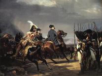Napoleon Bonaparte on Horseback in the Battle of Iena, 14 October 1808, 1836-Emile Jean Horace Vernet-Giclee Print
