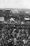 Crowds on Derby Day, Epsom Downs, Surrey, C1922-Horace Walter Nicholls-Framed Giclee Print