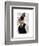 Horatio Hare in Waistcoat-Fab Funky-Framed Art Print