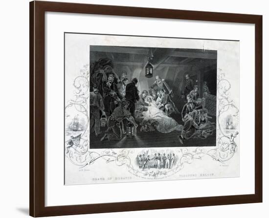 Horatio Nelson's Death-null-Framed Giclee Print