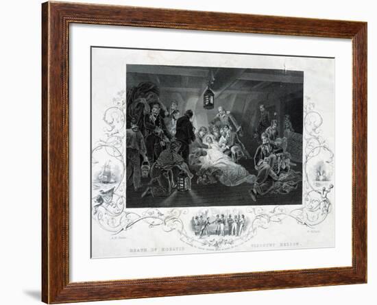 Horatio Nelson's Death-null-Framed Giclee Print