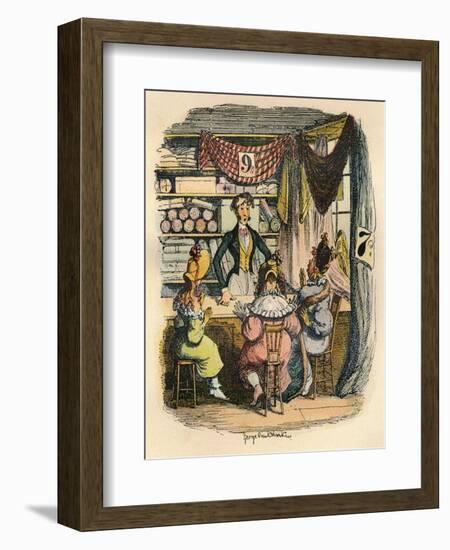 Horatio Sparkins, C1900-George Cruikshank-Framed Giclee Print