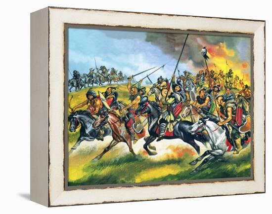 Hordes of Huns-Ron Embleton-Framed Premier Image Canvas