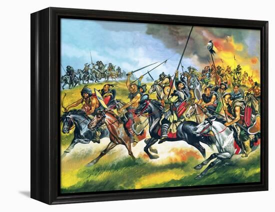 Hordes of Huns-Ron Embleton-Framed Premier Image Canvas