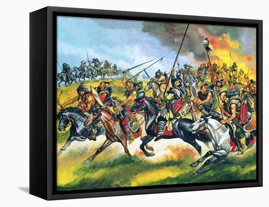 Hordes of Huns-Ron Embleton-Framed Premier Image Canvas