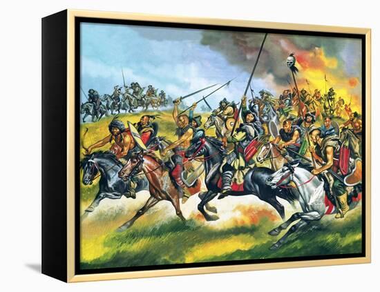 Hordes of Huns-Ron Embleton-Framed Premier Image Canvas