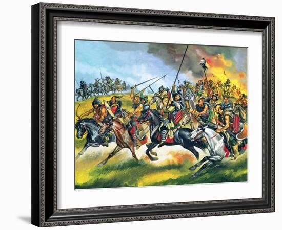 Hordes of Huns-Ron Embleton-Framed Giclee Print