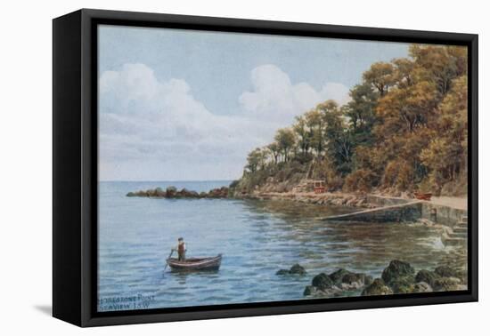 Horestone Point, Sea View, I O W-Alfred Robert Quinton-Framed Premier Image Canvas