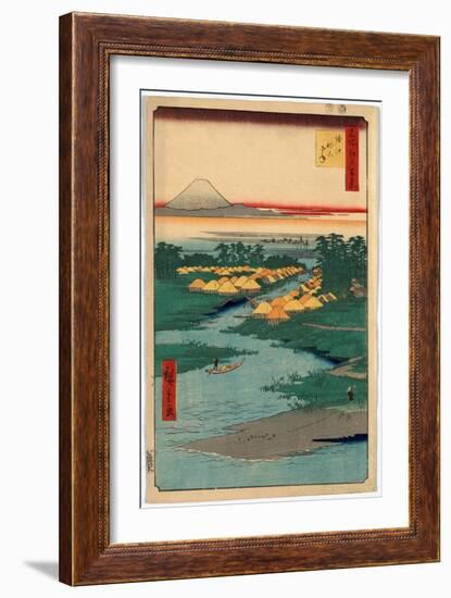 Horie Nekozane-Utagawa Hiroshige-Framed Giclee Print