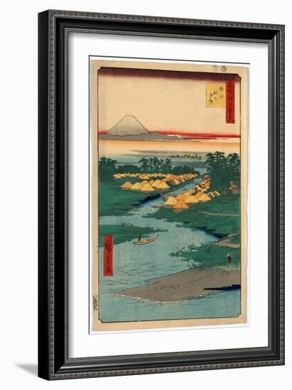 Horie Nekozane-Utagawa Hiroshige-Framed Giclee Print