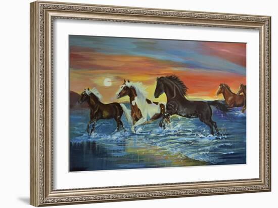 Horizon 2-Sue Clyne-Framed Giclee Print