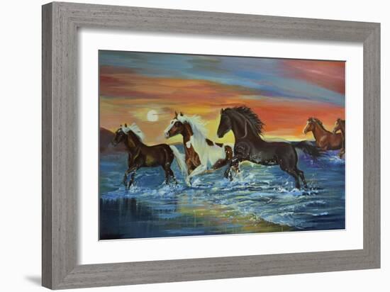 Horizon 2-Sue Clyne-Framed Giclee Print