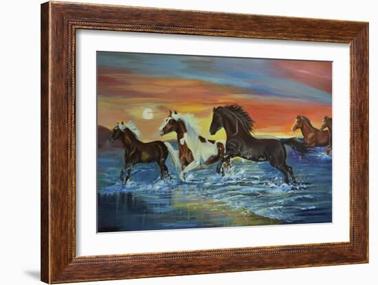 Horizon 2-Sue Clyne-Framed Giclee Print