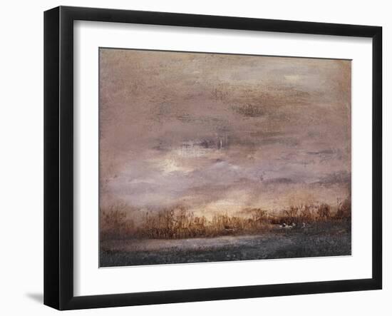 Horizon at Nightfall II-Sharon Gordon-Framed Art Print