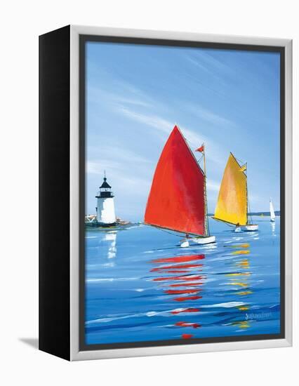 Horizon Light-Sally Caldwell Fisher-Framed Stretched Canvas