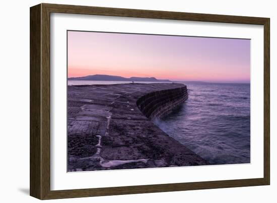 Horizon of the Cobb, Dorset-Robert Maynard-Framed Photographic Print