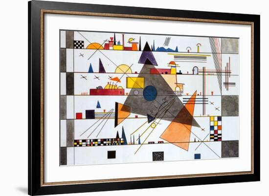 Horizonale, c.1924-Wassily Kandinsky-Framed Art Print