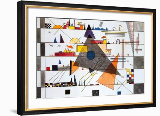 Horizonale, c.1924-Wassily Kandinsky-Framed Art Print