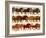 Horizontal Illustration Herd of Horses.-Vertyr-Framed Art Print