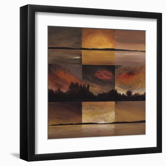 Horizontal Lines-Earl Kaminsky-Framed Giclee Print