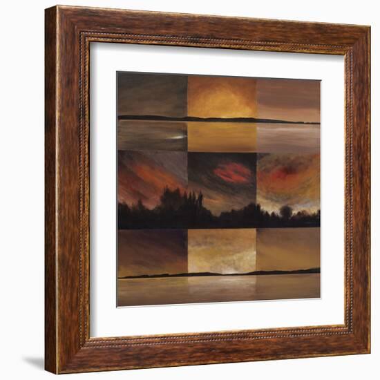 Horizontal Lines-Earl Kaminsky-Framed Giclee Print