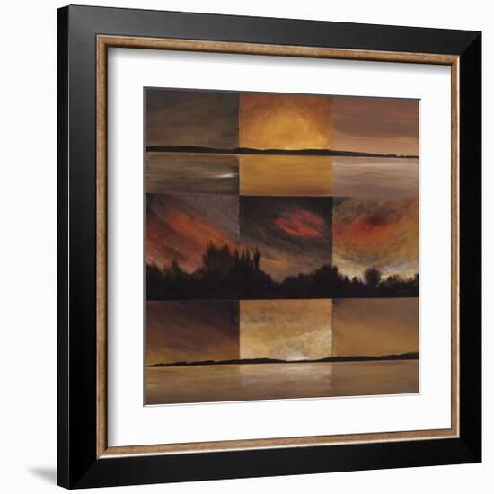 Horizontal Lines-Earl Kaminsky-Framed Giclee Print