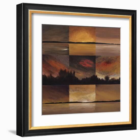 Horizontal Lines-Earl Kaminsky-Framed Giclee Print