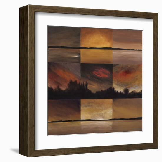 Horizontal Lines-Earl Kaminsky-Framed Giclee Print