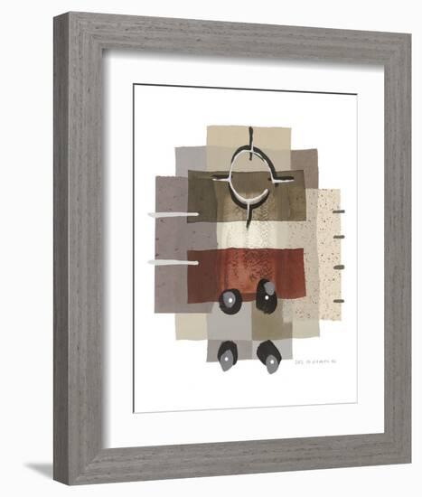 Horizontal-P^G^ Gravele-Framed Art Print