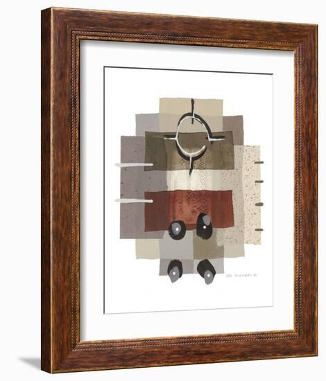 Horizontal-P^G^ Gravele-Framed Art Print