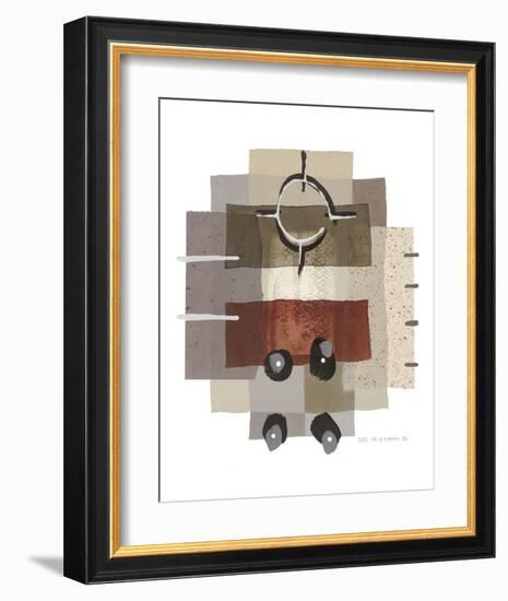 Horizontal-P^G^ Gravele-Framed Art Print