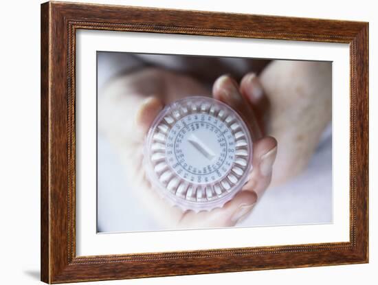 Hormone Replacement Therapy Pills-Cristina-Framed Photographic Print