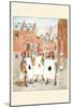 Horn Call and Hue and Cry Was Issued by the Cards of Court-Randolph Caldecott-Mounted Art Print