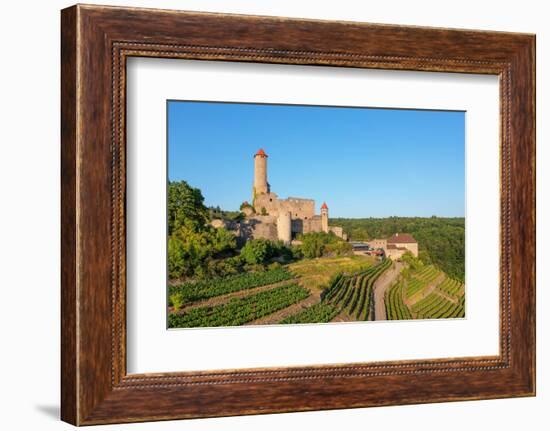 Hornberg Castle, Neckarzimmern, Neckartal Valley, Odenwald, Burgenstrasse, Baden-Wurttemberg-Markus Lange-Framed Photographic Print