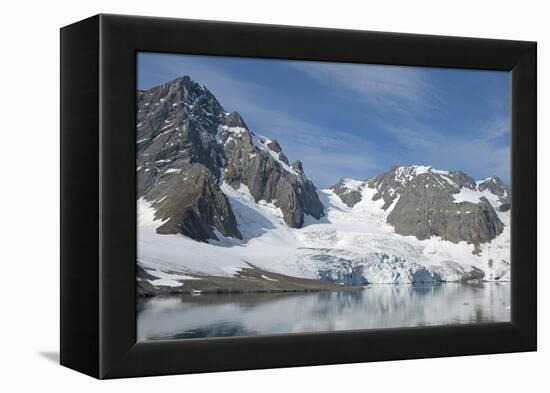 Hornbreen Glacier, Spitsbergen, Svalbard, Norway-Steve Kazlowski-Framed Premier Image Canvas