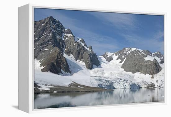 Hornbreen Glacier, Spitsbergen, Svalbard, Norway-Steve Kazlowski-Framed Premier Image Canvas