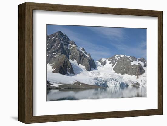 Hornbreen Glacier, Spitsbergen, Svalbard, Norway-Steve Kazlowski-Framed Photographic Print