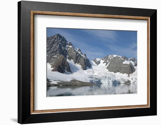 Hornbreen Glacier, Spitsbergen, Svalbard, Norway-Steve Kazlowski-Framed Photographic Print