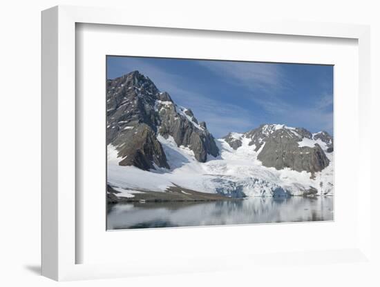 Hornbreen Glacier, Spitsbergen, Svalbard, Norway-Steve Kazlowski-Framed Photographic Print